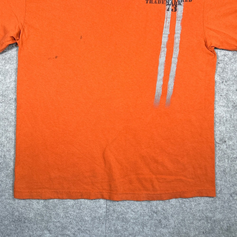 Timberland T Shirt Mens Large Orange Graphic Ringer Tee Gorpcore Outdoors - Picture 5 of 13